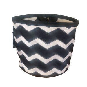 Thirty One 31 OH-SNAP BIN in BLACK CHEVRON organizing storage retired print